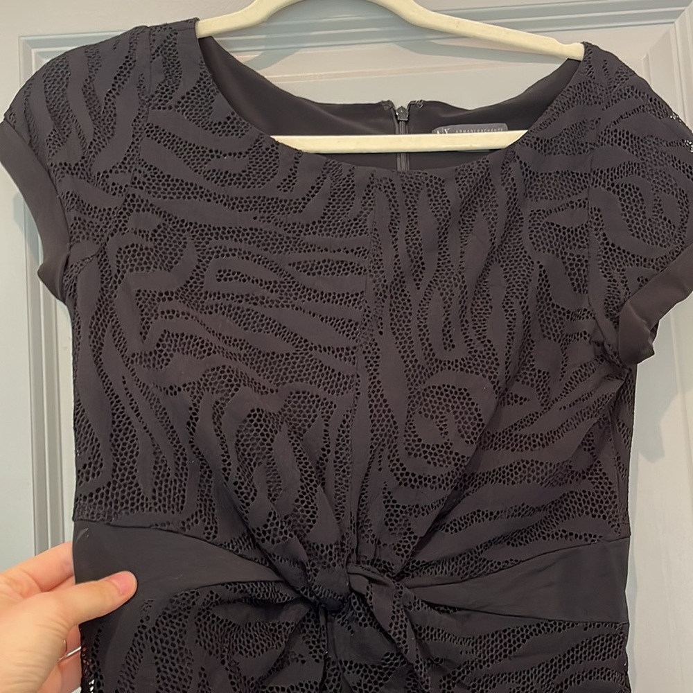 Armani exchange little black dress! Flattering and chic! Size 6